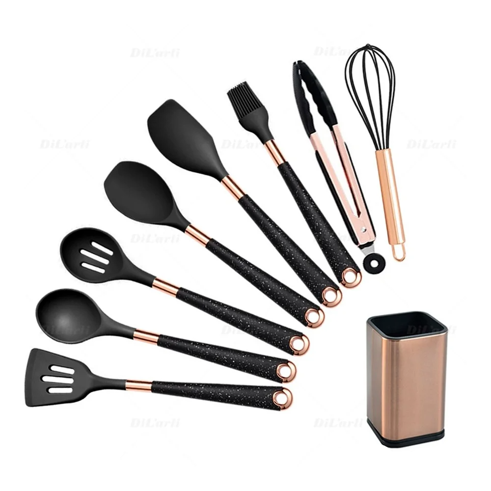 Kit Utensílios De Cozinha Em Silicone