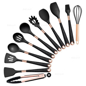 Kit Utensílios De Cozinha Em Silicone