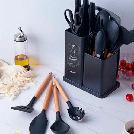 Utensílios de cozinha em Silicone - Kit 19 Peças California