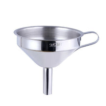 Funil de Aço Inox para Cozinha com Filtro