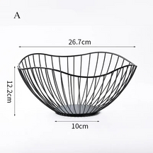 Cesta de Metal para Frutas e Vegetais