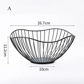 Cesta de Metal para Frutas e Vegetais