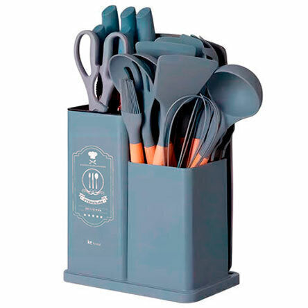 Utensílios de cozinha em Silicone - Kit 19 Peças California