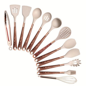 Kit Utensílios De Cozinha Em Silicone