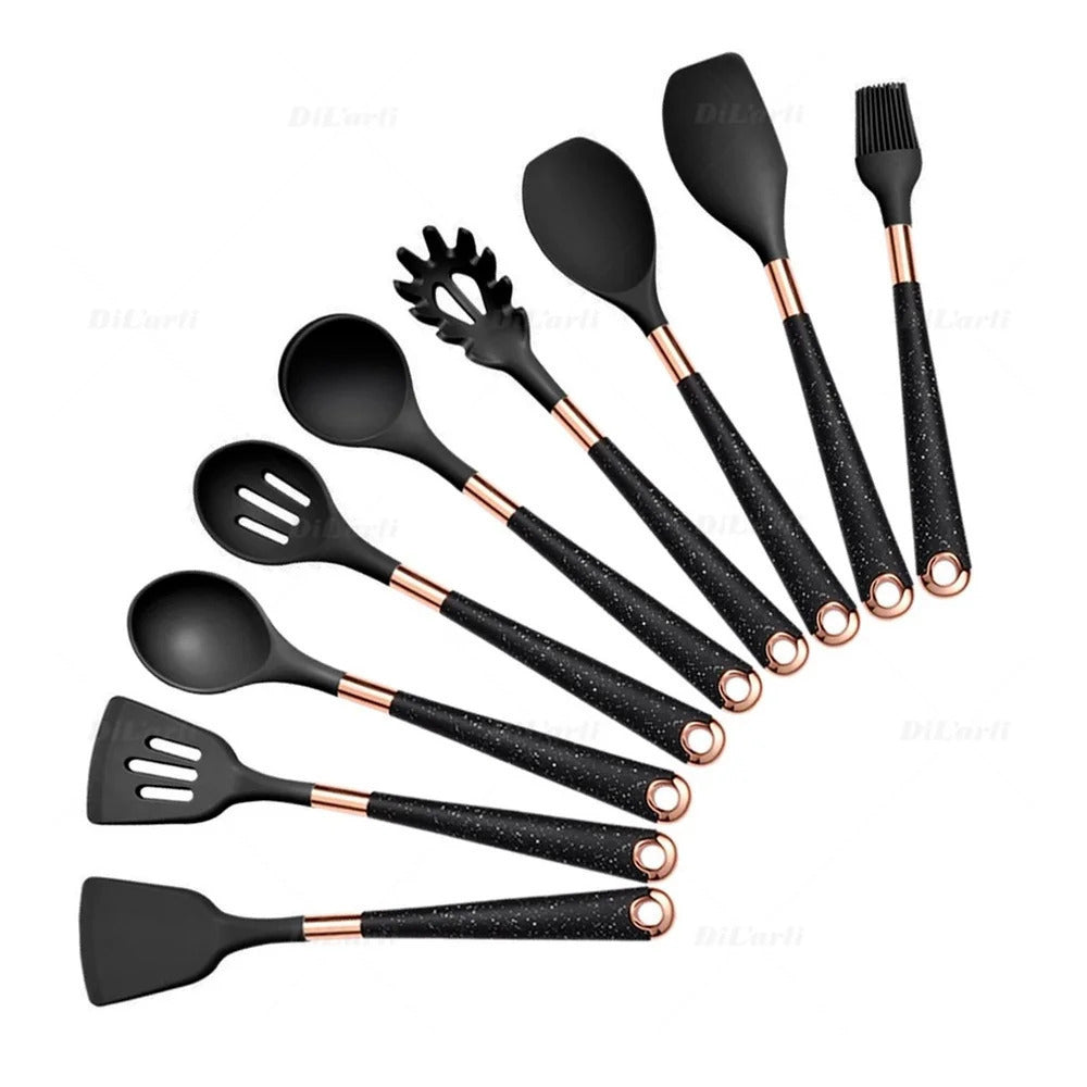 Kit Utensílios De Cozinha Em Silicone