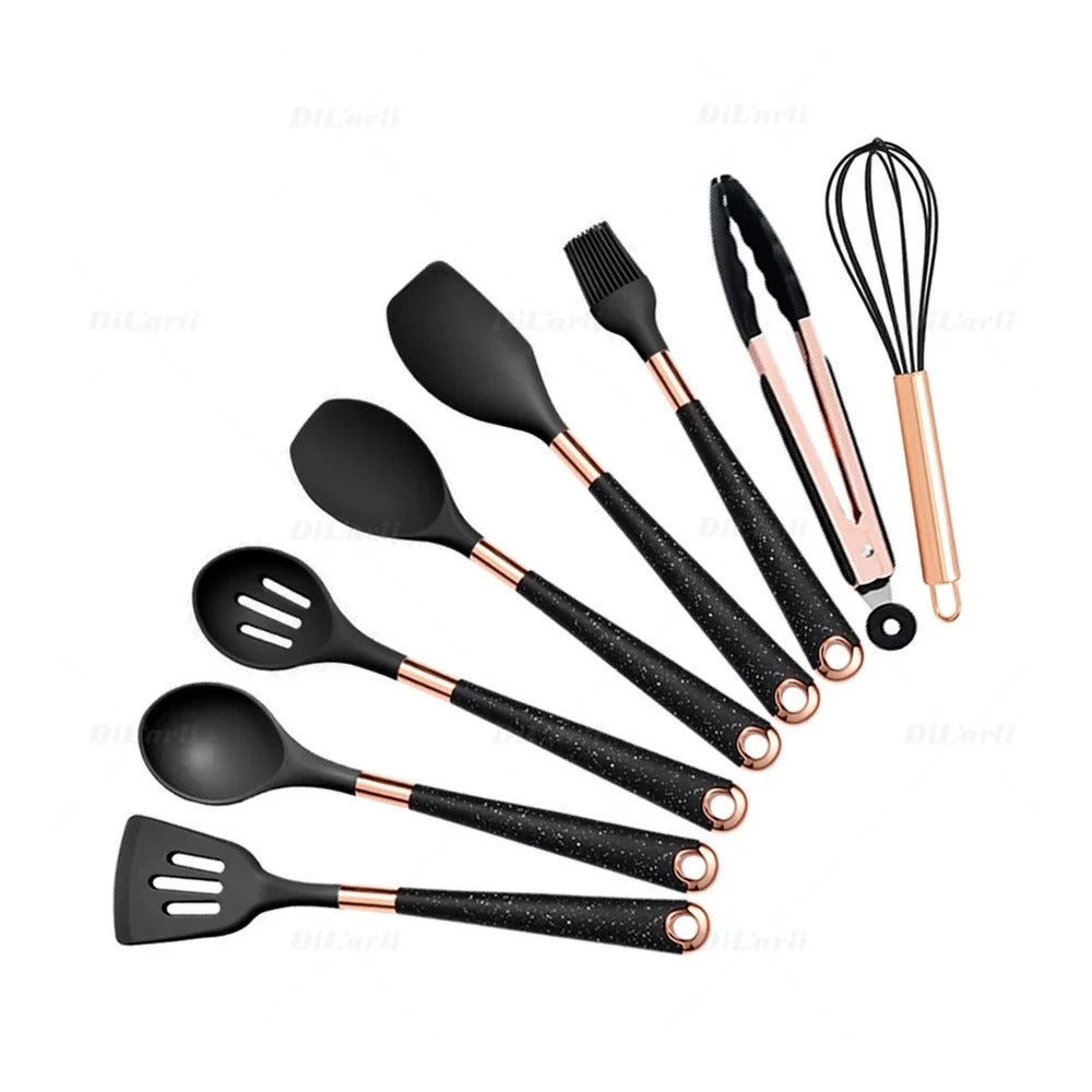 Kit Utensílios De Cozinha Em Silicone