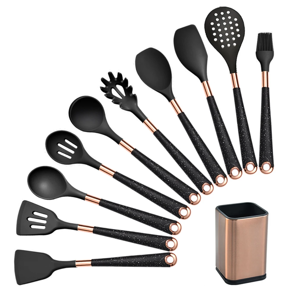 Kit Utensílios De Cozinha Em Silicone