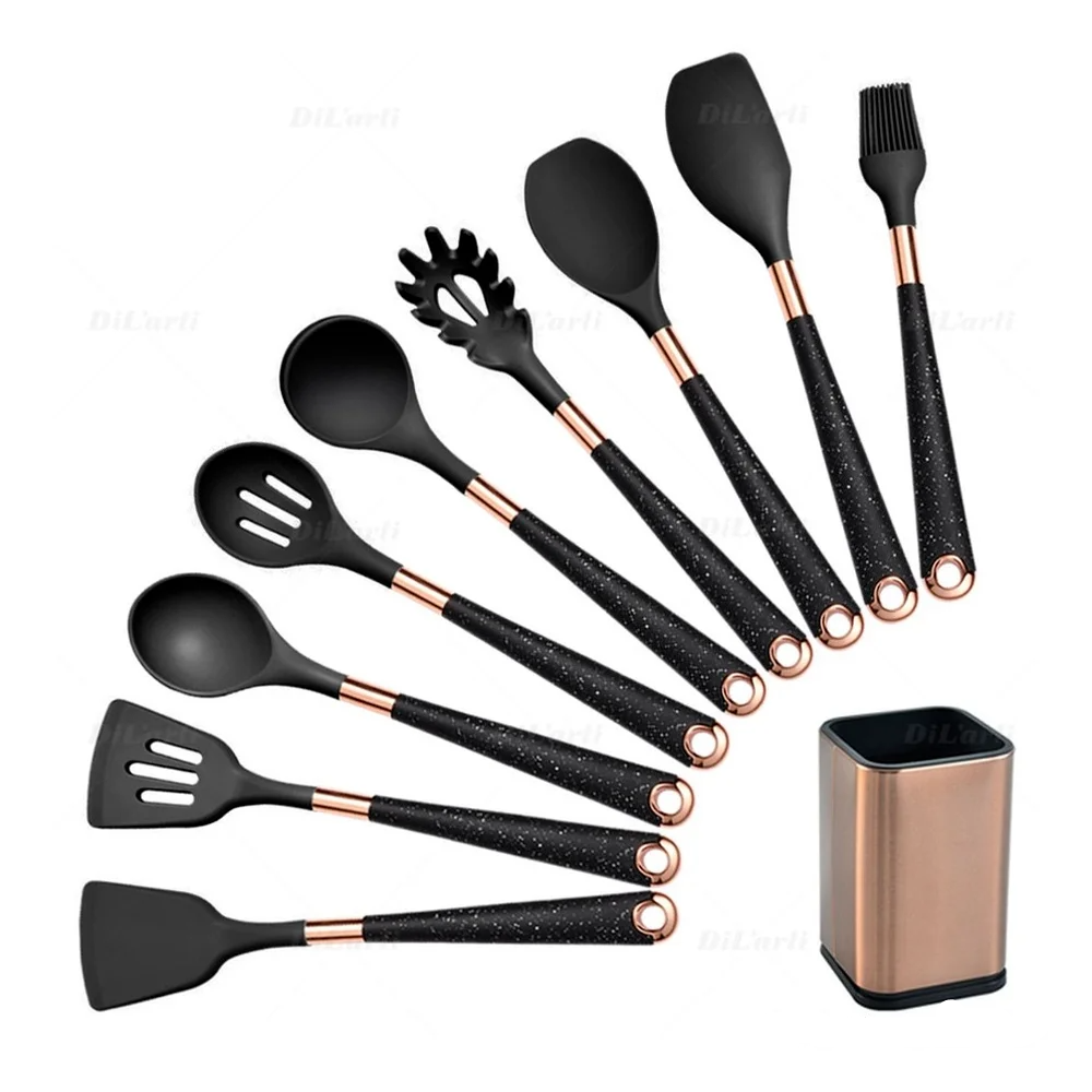 Kit Utensílios De Cozinha Em Silicone