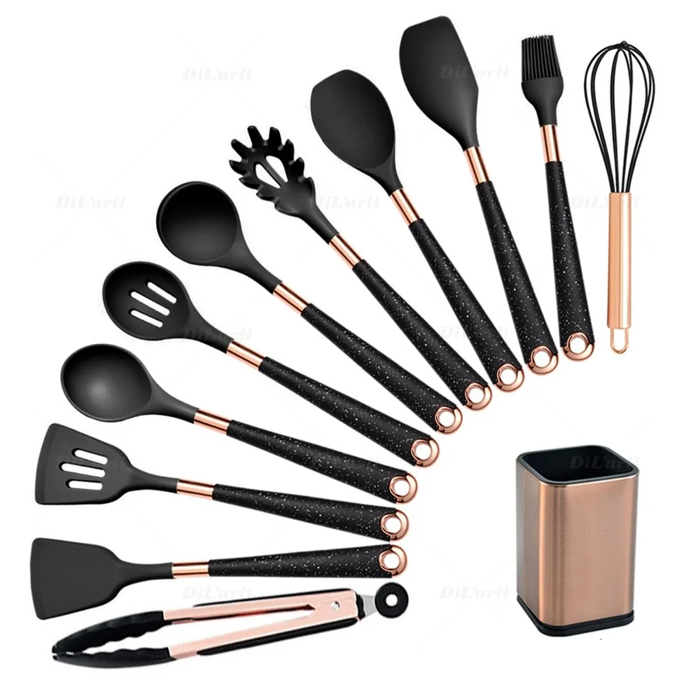 Kit Utensílios De Cozinha Em Silicone