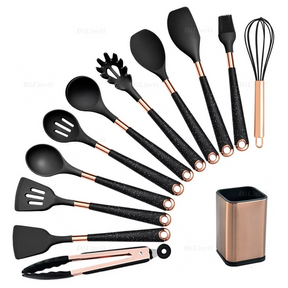 Kit Utensílios De Cozinha Em Silicone