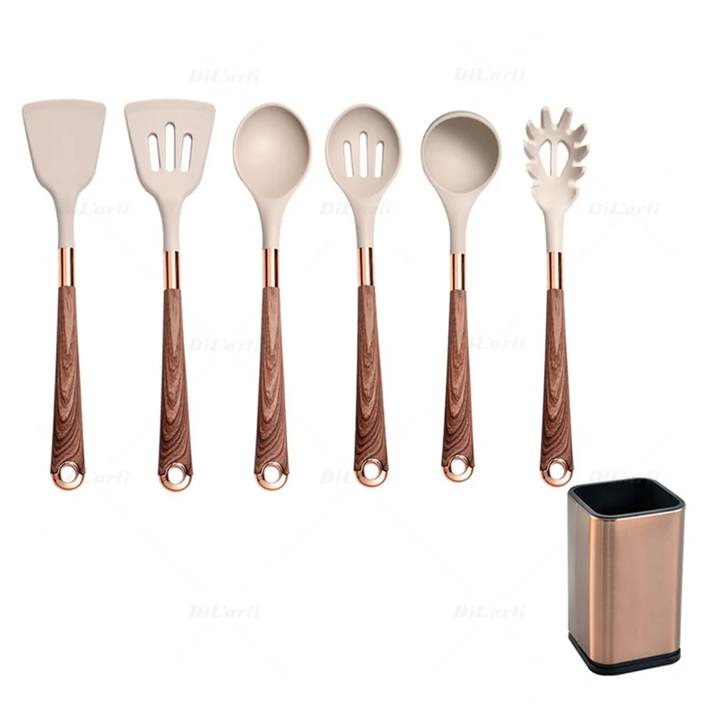 Kit Utensílios De Cozinha Em Silicone